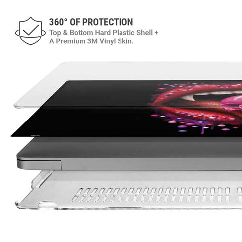 Vampire Skull Lollypop by Sarah Richter MacBook Pro 14in (2021-24) Case plus Skin